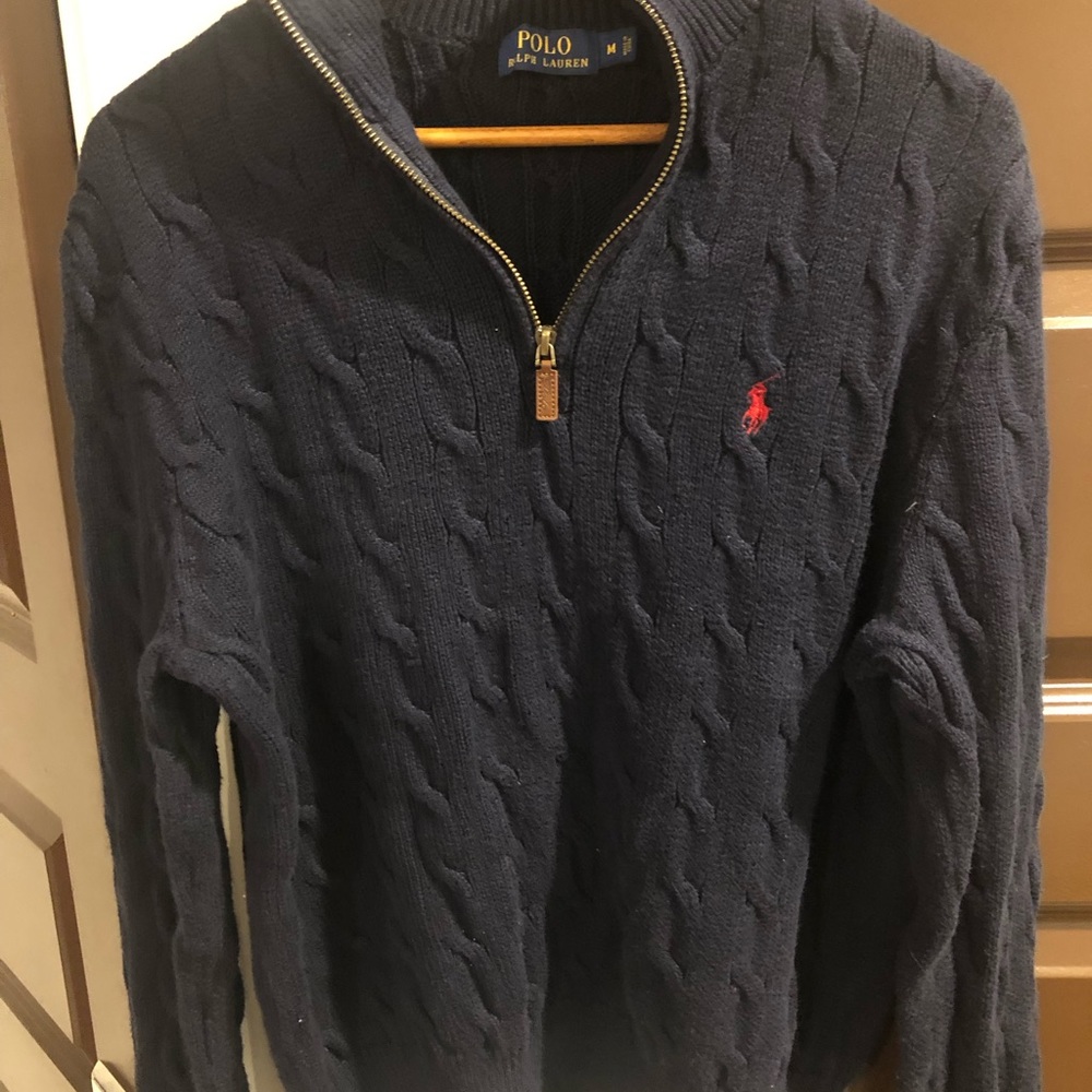 Ralph Lauren zip up sweater for men. Size M